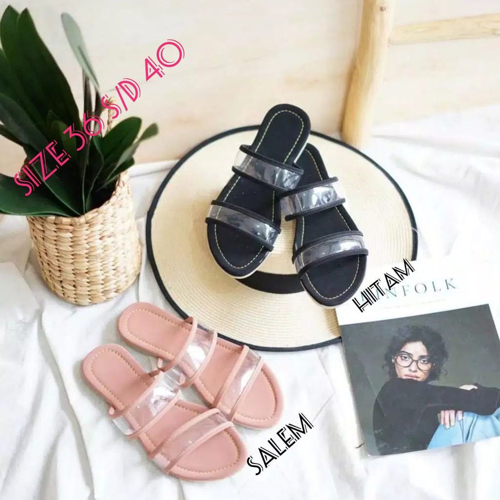 Promo !!! Sandal Teplek Wanita Model Ftv Transformer