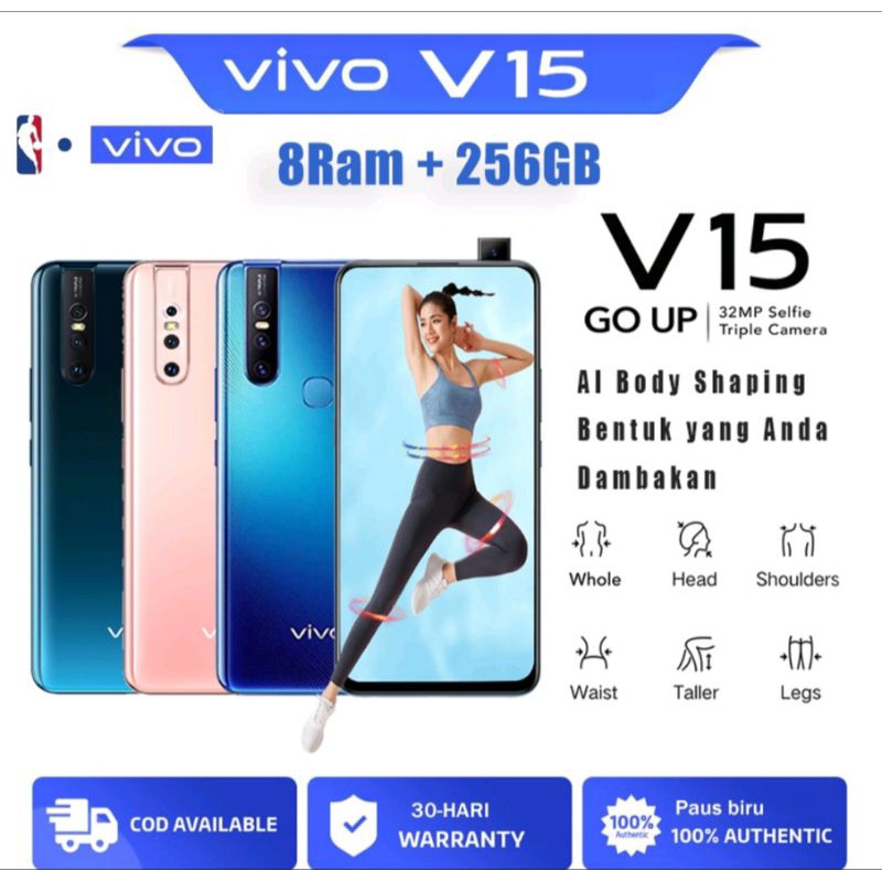 HP VIVO Y15 RAM 8GB+256GB