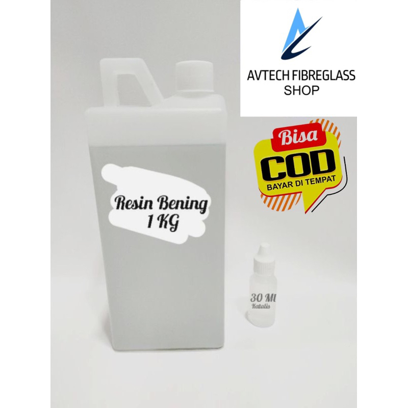Resin Bening - Akrilik - aksessoris - fiberglass resin cair