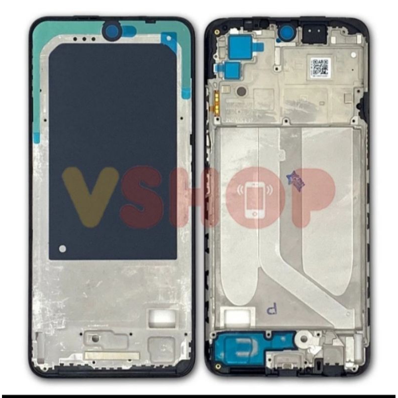 FRAME TULANG TENGAH TATAKAN DUDUKAN LCD XIAOMI REDMI NOTE 10 NOT 10S
