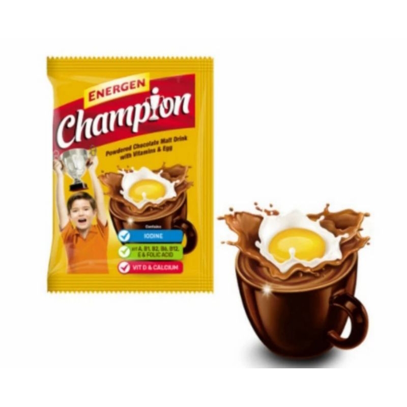 

Energen Champion minuman coklat renceng