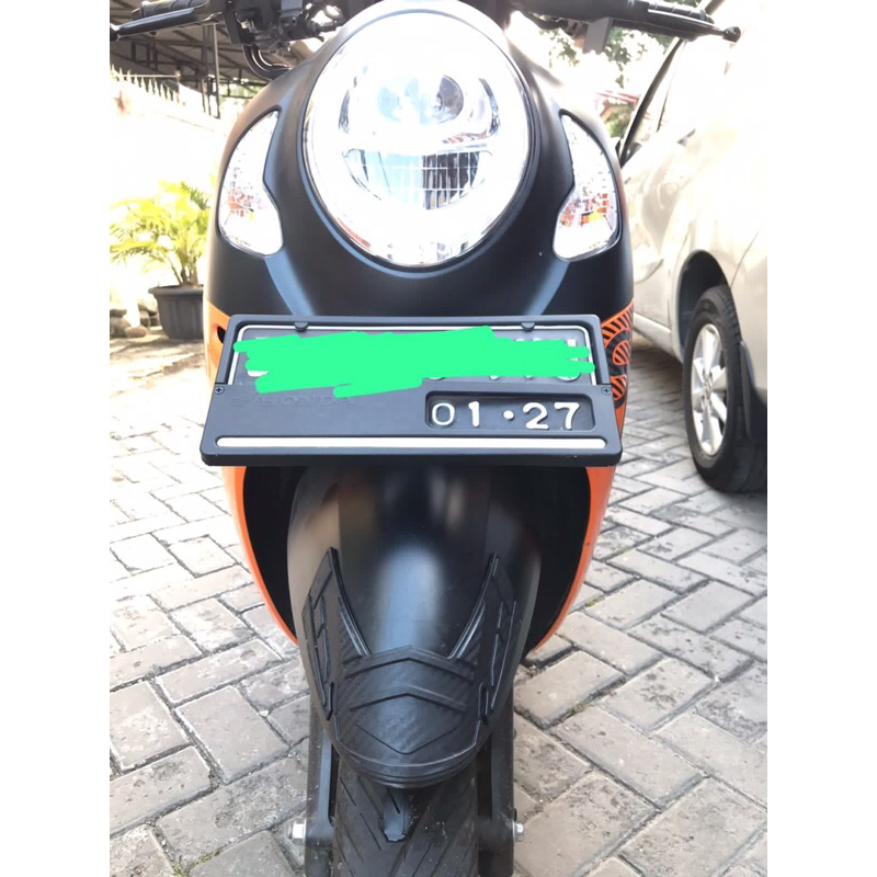 PELINDUNG SPAKBOR DEPAN UNIVERSAL ALL MOTOR FRONT FENDER PROTECTOR UNIVERSAL ALL MOTOR PCX NMAX ADV LEXI GSX NINJA CBR CB150R VERZA MEGAPRO SCOPIO VIXION VARIO 159 VARIO 160 LEXI AEROX FREEGO VESPA SCOOPY FINO FAGGIO MX THUNDER XMAX TMAX DLL ALL MOTOR