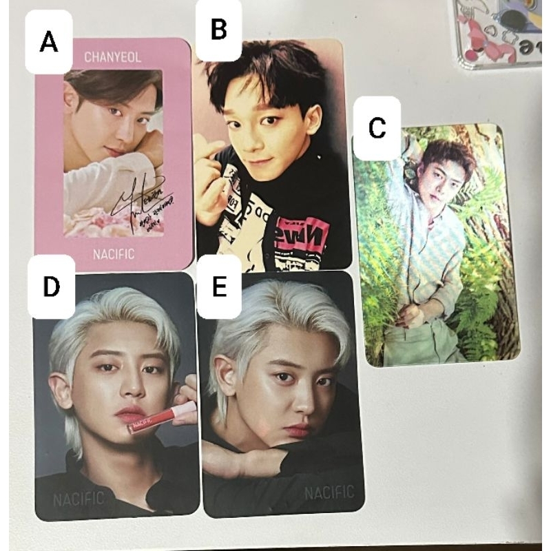photocard exo official chanyeol chen sehun nacific exodus natrep