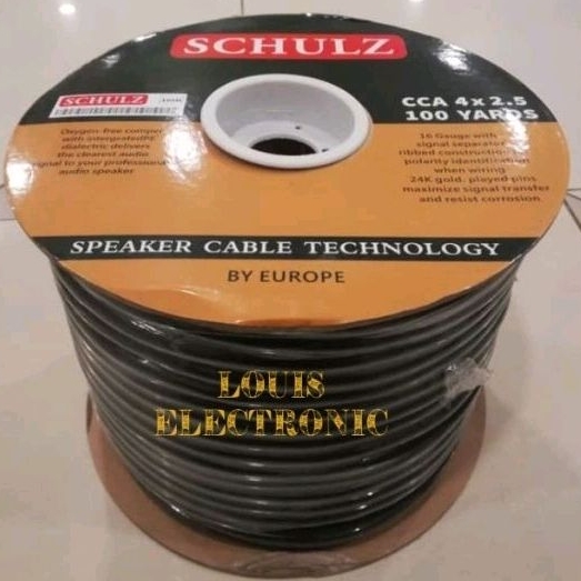 Kabel Speaker isi 4 4x2.5 mm SCHULZ ORIGINAL 4x2.5mm 1 Roll