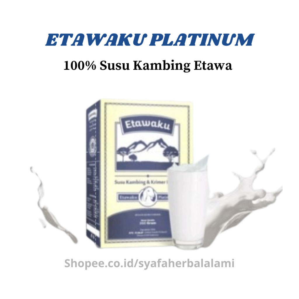 

ETAWAKU PLATINUM - Susu Kambing Etawa Bubuk Vanilla 200gr