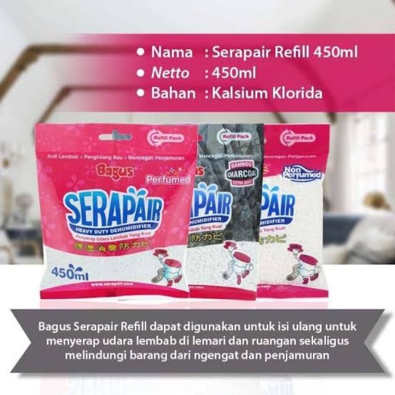 Serap air reffil 450ml