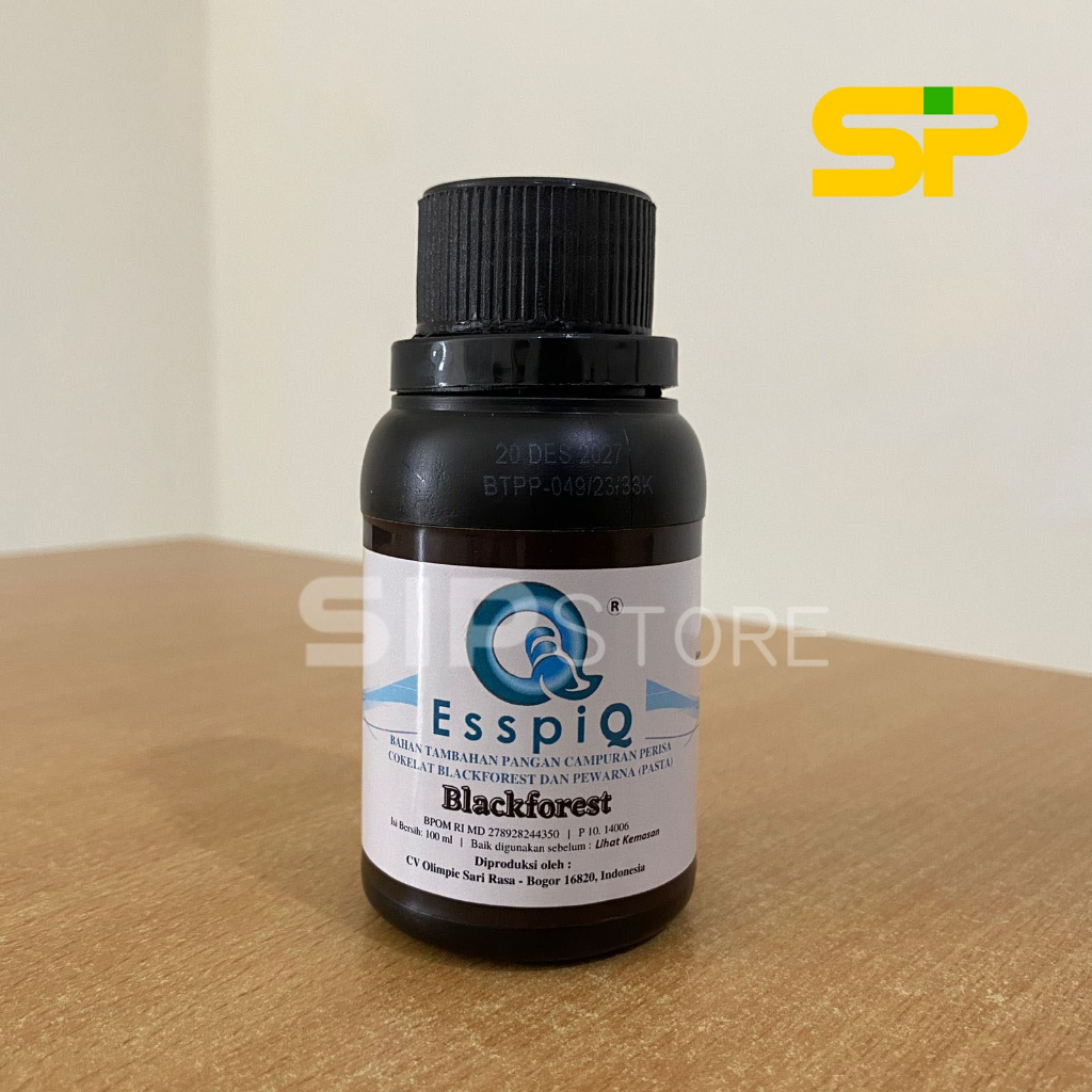 ESSPIQ Perisa Black Forest 100gr / Pasta Flavour Cokelat BlackForest / Perisa Pewarna Makanan 100 gr