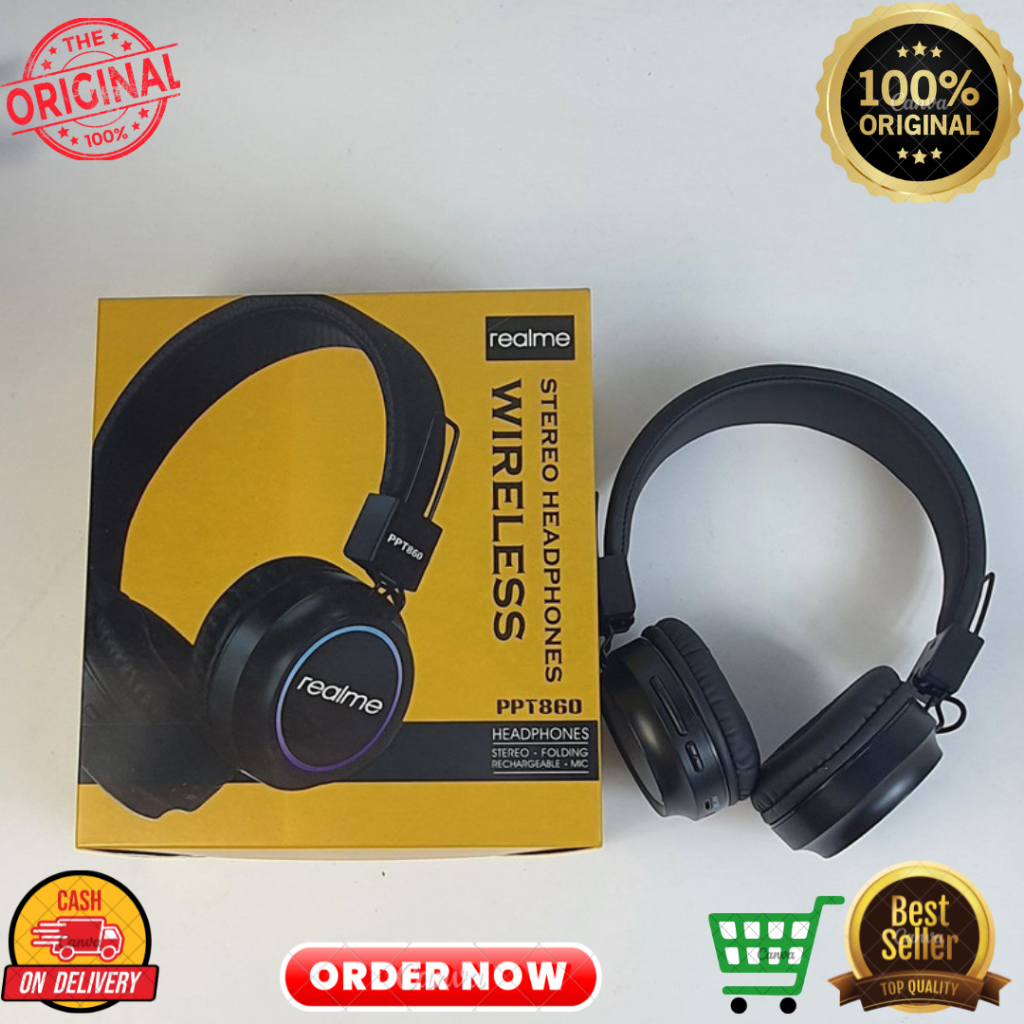 .HEADPHONES WIRELESS REALME PPT860