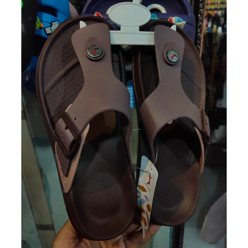 Belta Gallery Sandal Karet Casual Unisex Bahan Karet Kekinian Trendy