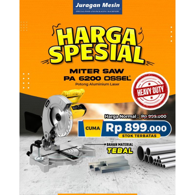 BEST SELLER Mesin Potong Aluminium Gergaji Aluminium Mitter Saw Miter Saw Laser 7 Inch 8 Inch Laser 