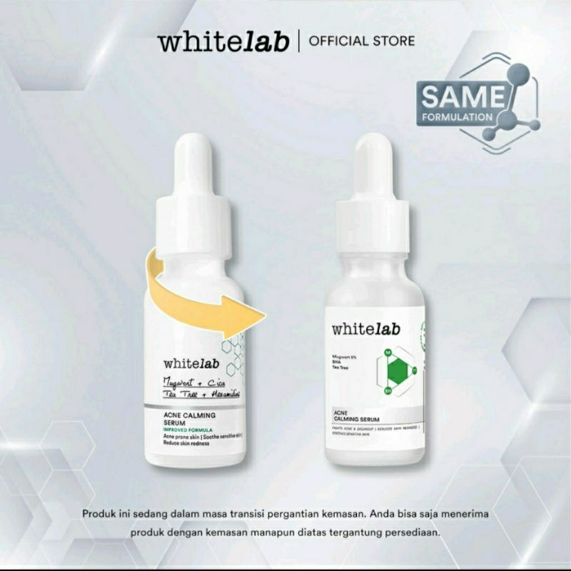 Whitelab Acne Calming Serum 20mL- Kemasan Baru