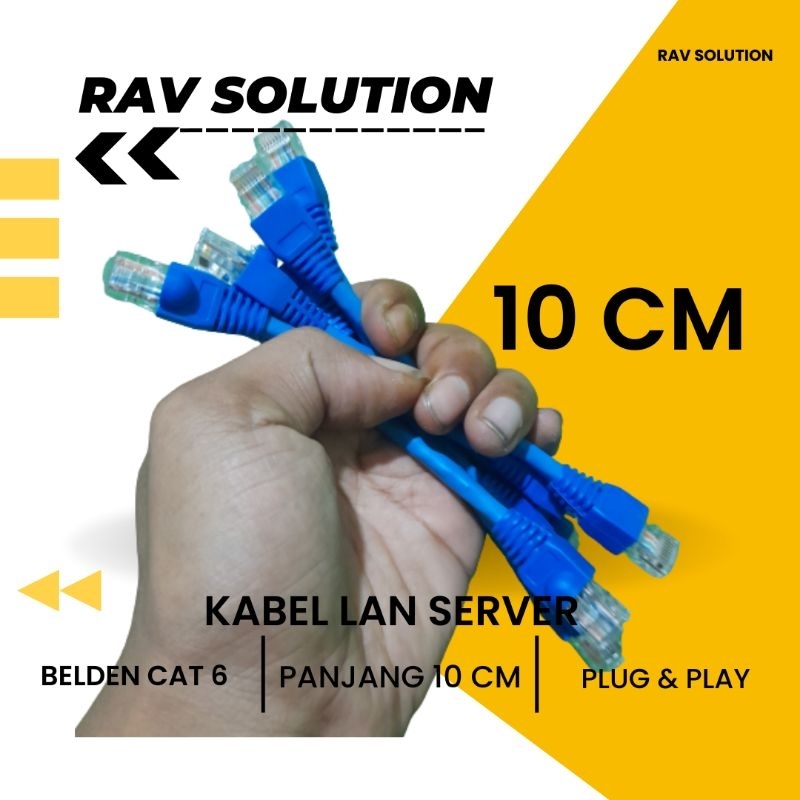 KABEL LAN SERVER CAT 6 GIGABYTE BELDEN CUSTOM RAV SOLUTION