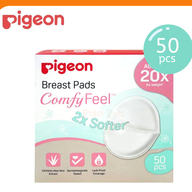 Pigeon Comfy Feel isi 50pcs / Breast Pad / Comfyfeel / Honeycomb Breast Pads / Breastpad