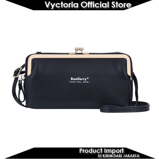 (COD) Vyctoria VOS8102 Dompet Selempang BAELLERRY Wanita Cantik Terbaru JTF8102 8102