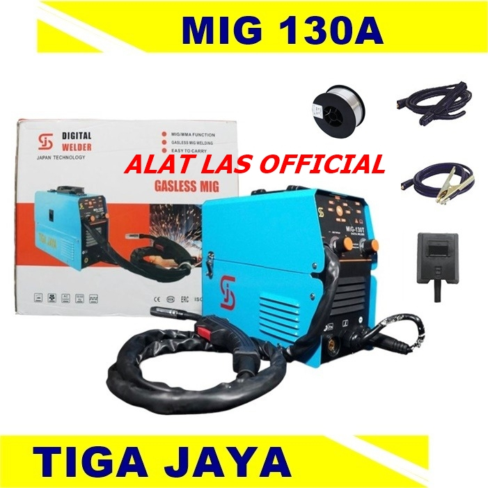Mesin Las Tiga Jaya MIG 130 Trafo Las Sanjia MIG 130A