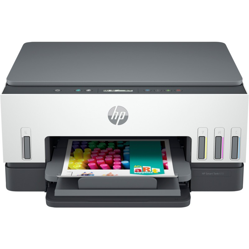 Printer HP Smart Tank 670 Print Scan Copy Wi-Fi | ITECHBALI