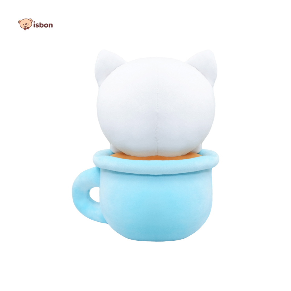 ISTANA BONEKA Cat With Cup Kitty Gelas Cangkir Kucing Lucu Mainan Anak