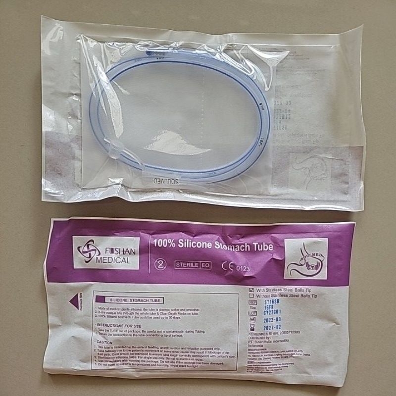 NGT Silicone / Selang Makan Silicone / Feeding Soulmed