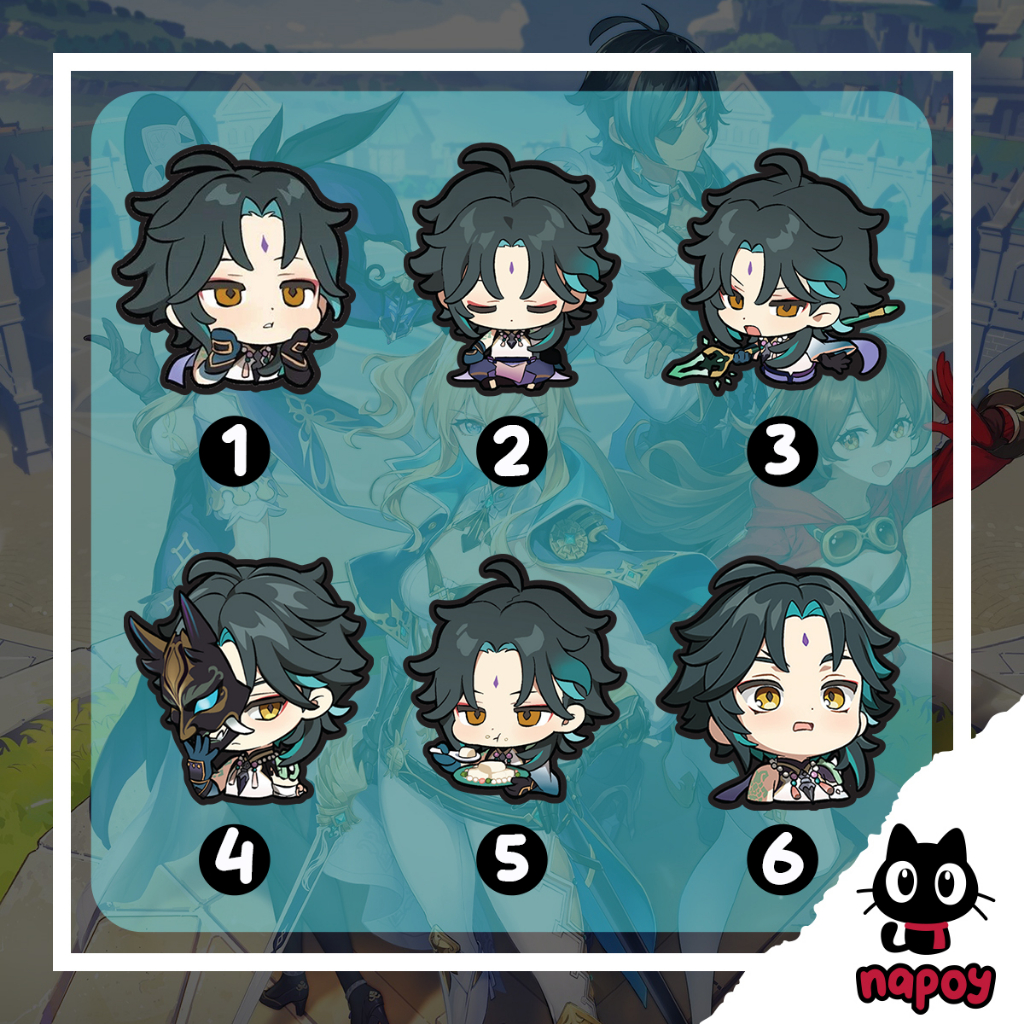 Sticker Vinyl Game Anime Xiao Genshin Impact
