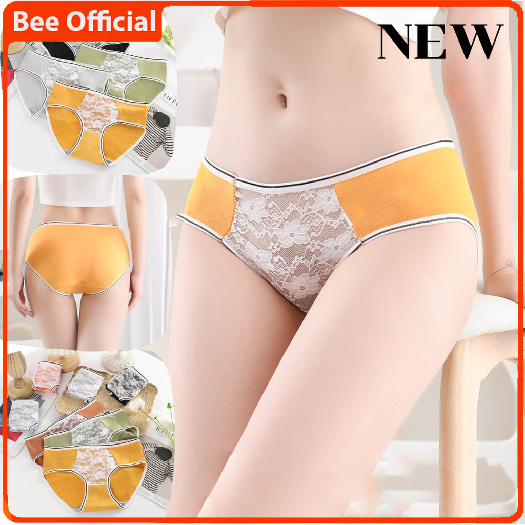 BEE - CD Imut Wanita Katun High Quality Celana Dalam Wanita Import Premium C03