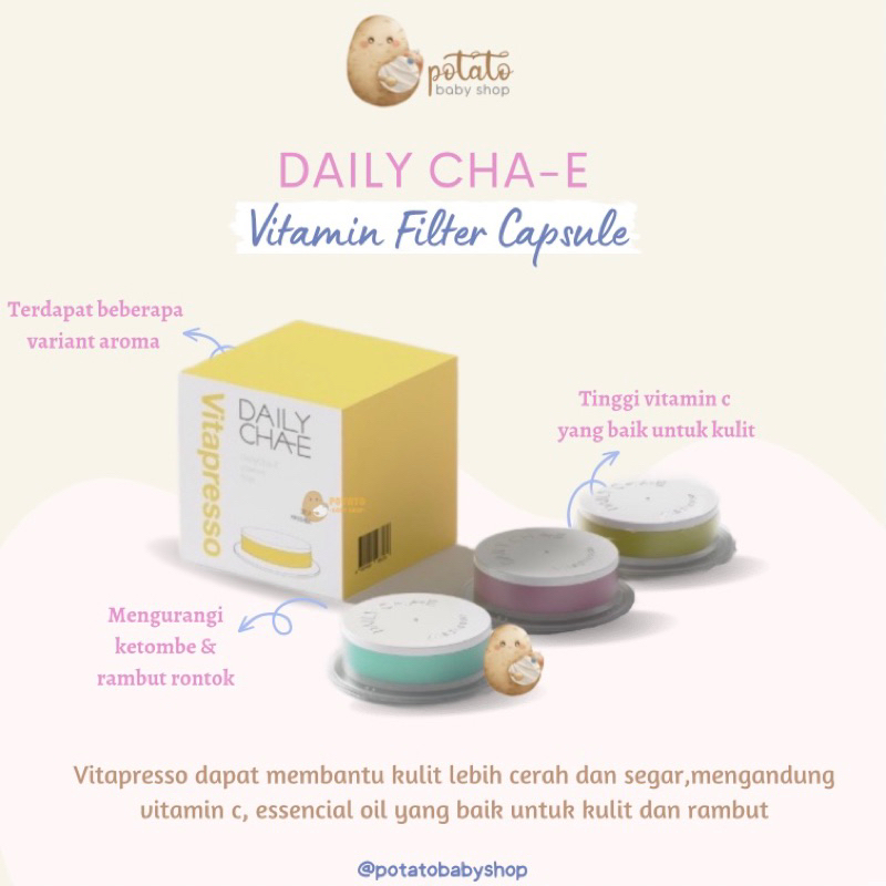 Daily Cha-E 3 pcs Vitapresso (Vitamin Filter Capsule)