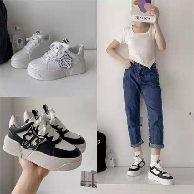 Zealo.Shoes 268 Sepatu Sneakers Wanita Korea Import Sport