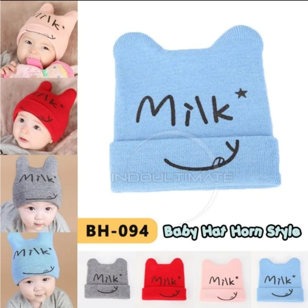 Topi Kupluk Rajut Bayi Telinga - Kupluk Rajut Bayi UNISEX - Topi Bayi Best Quality