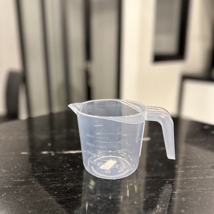 Gelas Ukur Takaran Plastik 500ml/ Measuring Cup 500ml