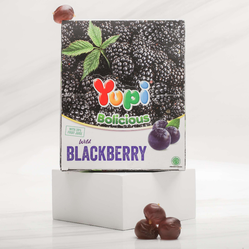 

Yupi Blackberry Bolicious Aneka Rasa 8 gram isi 24pcs