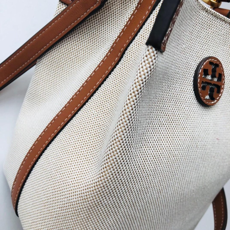 Tory Burch Blake Canvas Bucket Bag TB 86843