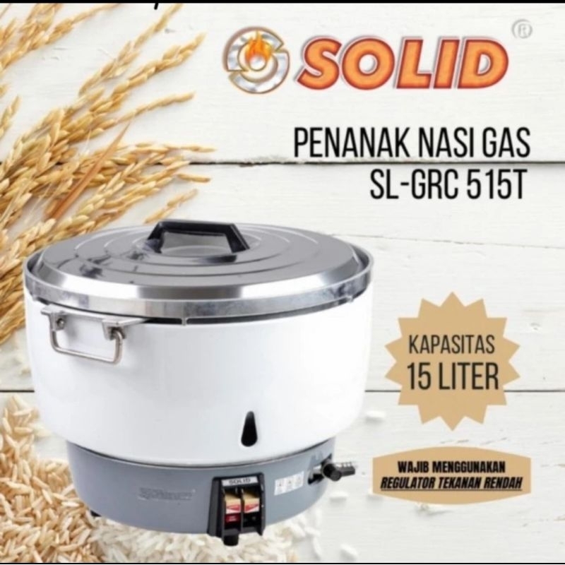 rice cooker gas solid 15 Liter