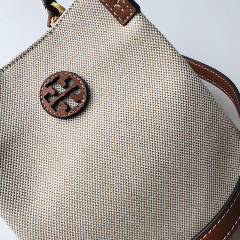 Tory Burch Blake Canvas Bucket Bag TB 86843