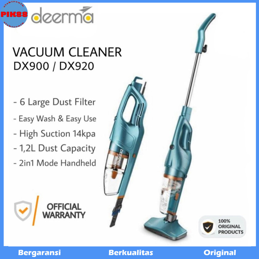 Deerma DX900 DX920 Penyedot Debu 2-in-1 Handheld Vacuum Cleaner