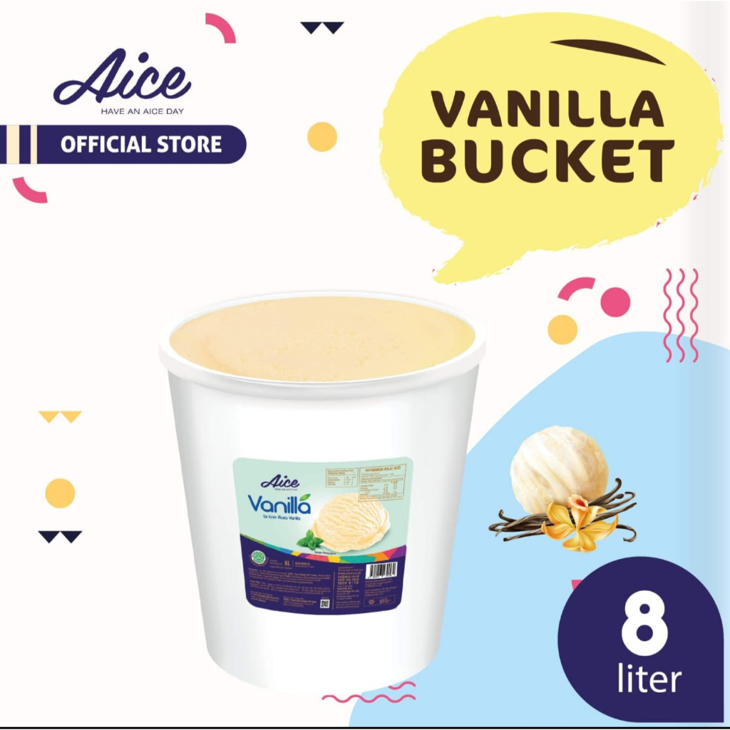 

es krim aice 8 liter Vanilla