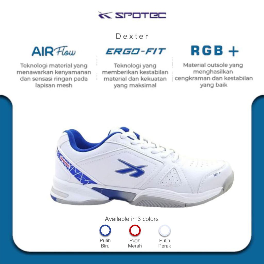 SPOTEC Sepatu TENNIS Artikel DEXTER