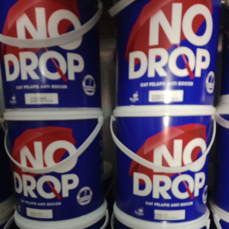 NODROP CAT TEMBOK ANTI BOCOR 1KG DAN 4KG WARNA.CAT TEMBOK-ANTI BOCOR-CAT PELAPIS ANTI BOCOR