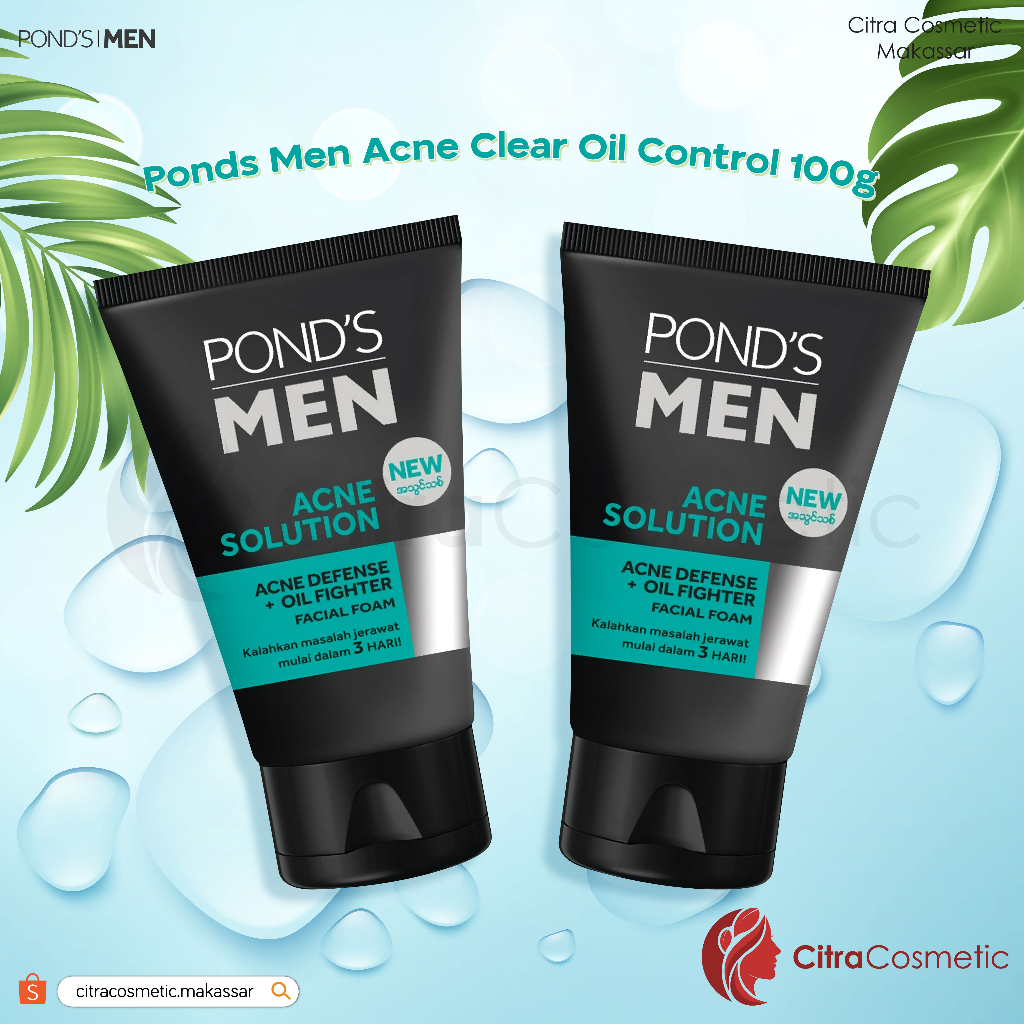 Ponds Men Acne Cleansing Control 100 Gr