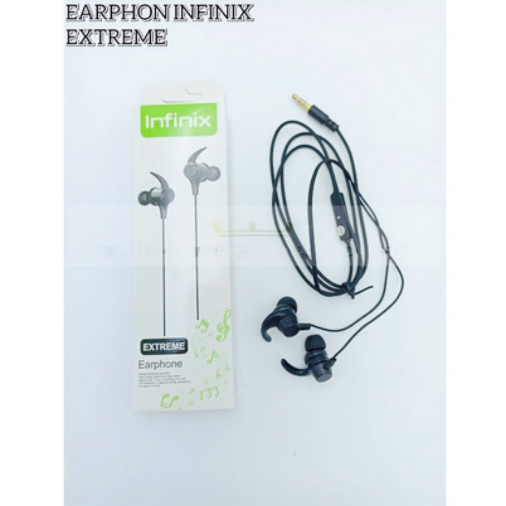 TERMURAH HEADSET/EARPHONE INFINIX EXTREME /HANDSFREE EXTRA BASS