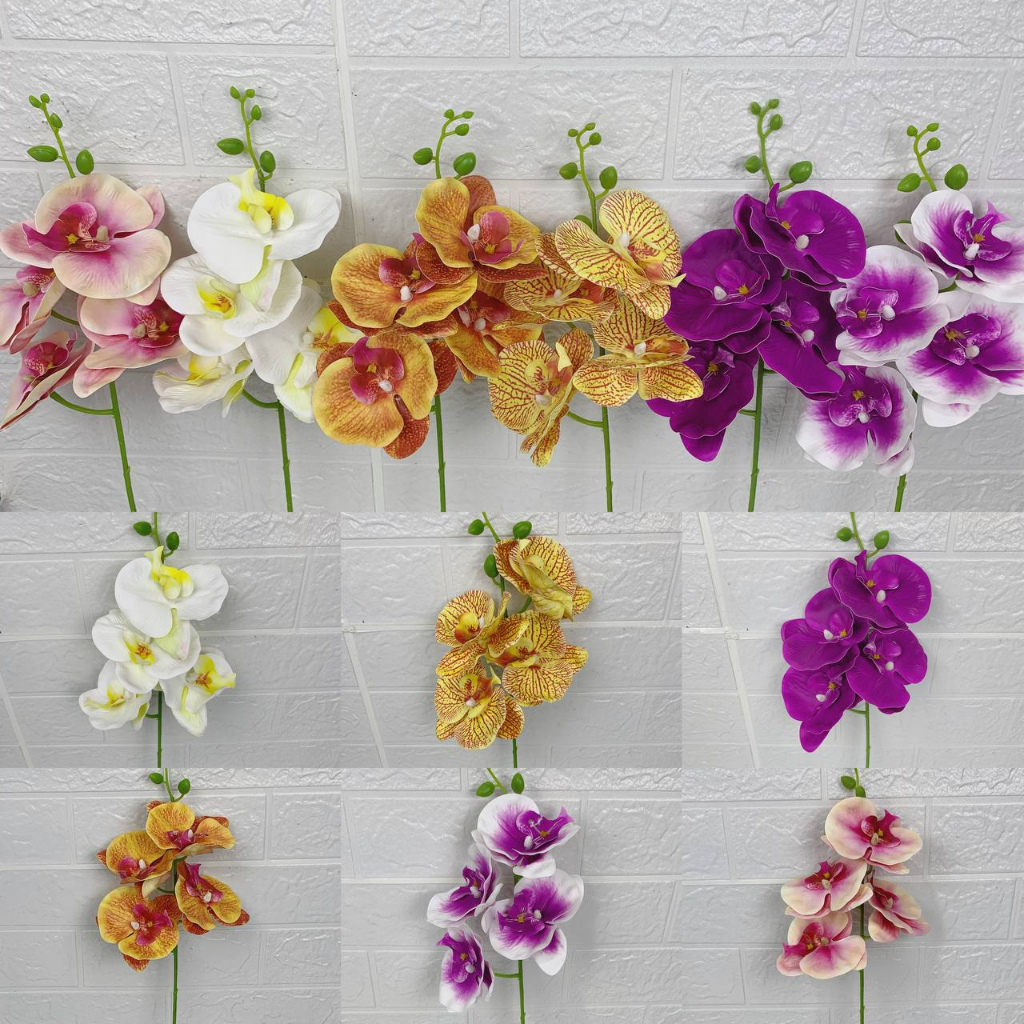 Bunga Anggrek Mini Latex Dekorasi