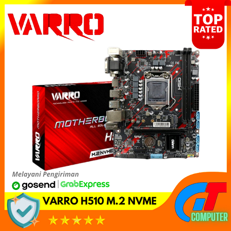 MOTHERBOARD H510 LGA 1200 VARRO SUPPORT GEN 10 / GEN 11 SUPPORT NVME