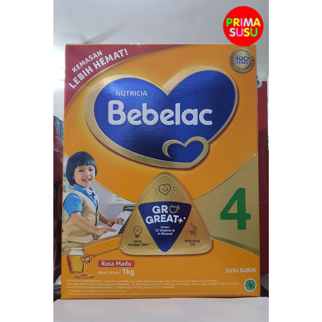 BEBELAC 4 1000GR Vanila, Madu