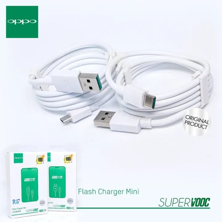 KABEL DATA OPPO ORIGINAL FAST CHARGING