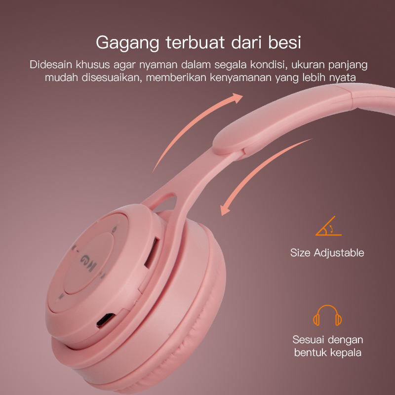 Headphone Gaming HIFI Stereo Wireless Headset Bluetooth Headphone 5.0 HD stereo Smart Noise Reduction