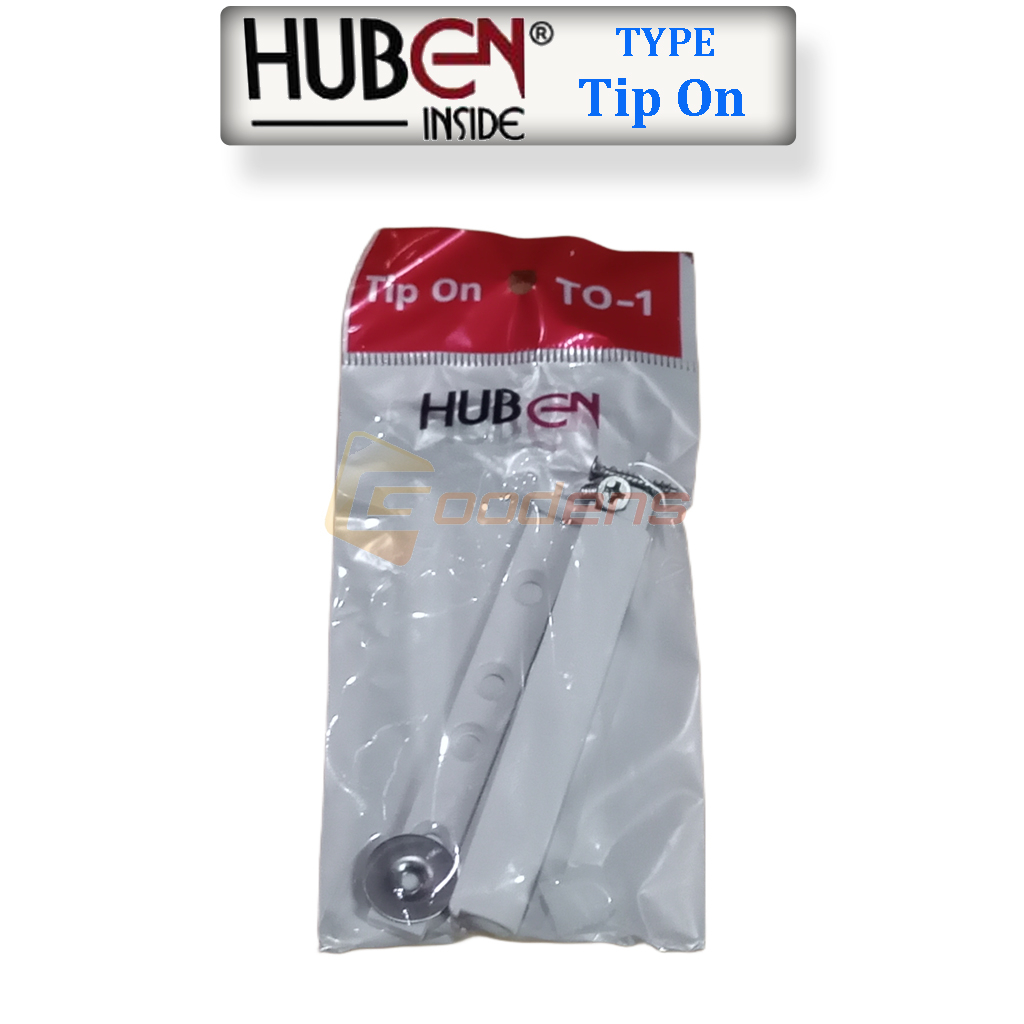 Huben TO Tip-On Push to Open Plat Kotak-Plat Bulat