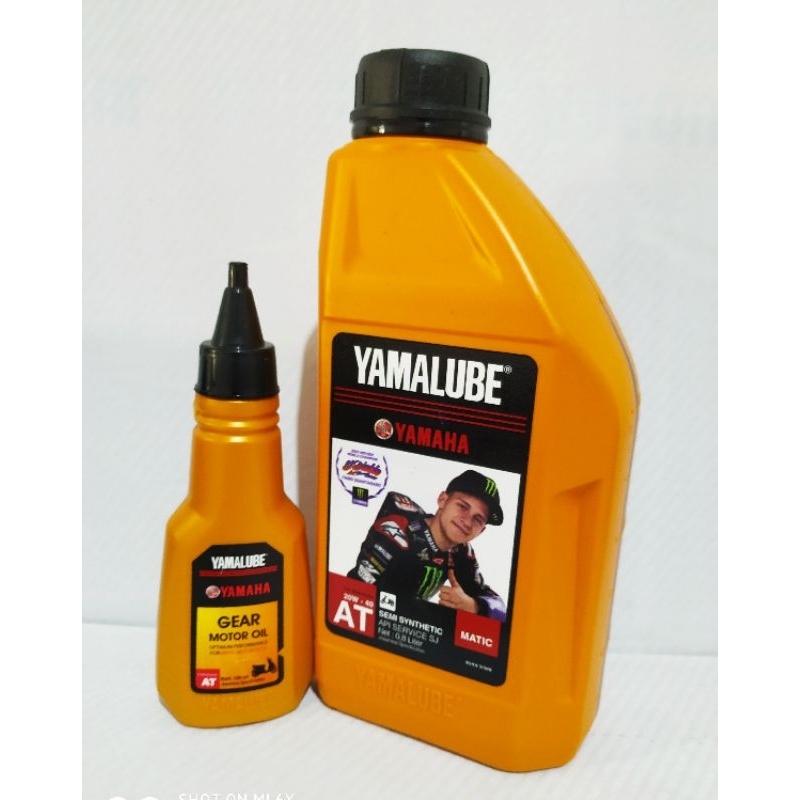 PAKET OLI YAMALUBE MATIC 0.8L + Y GEAR 100ML UNTUK YAMAHA MATIC