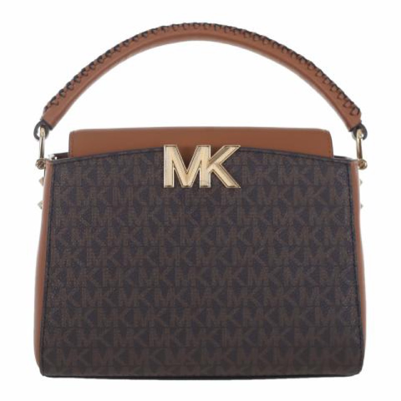 M-K 2116 Kelly Bag Karlie Old Flower Bag Leather Shoulder