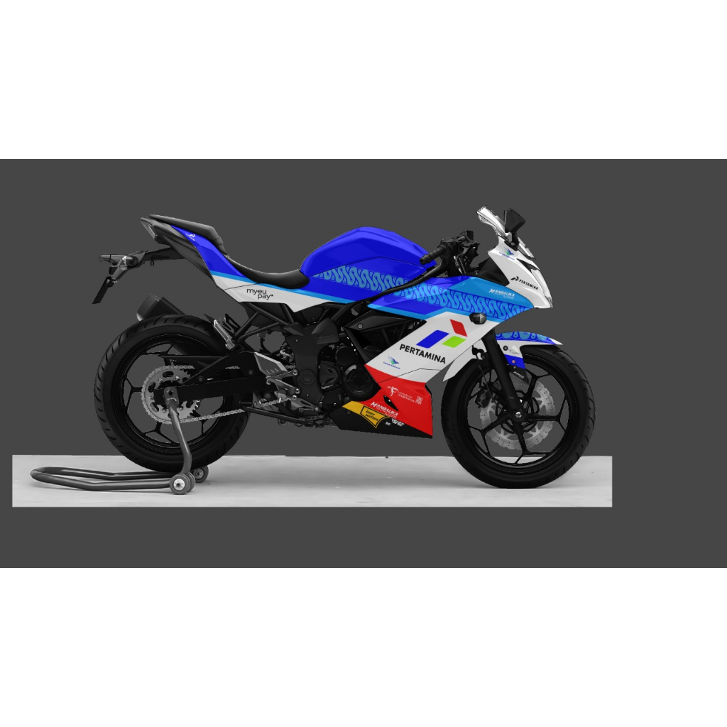 striping ninja 250 mono SL/ decal ninja mono 250/sticker ninja mono full body