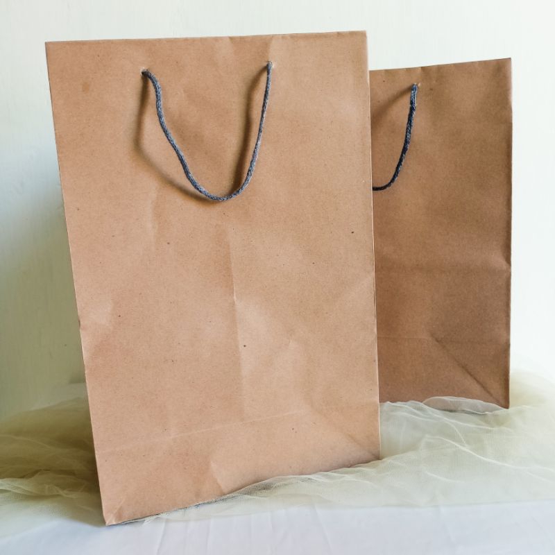 ADDITIONAL PAPER BAG TAS COKLAT KERTAS KADO