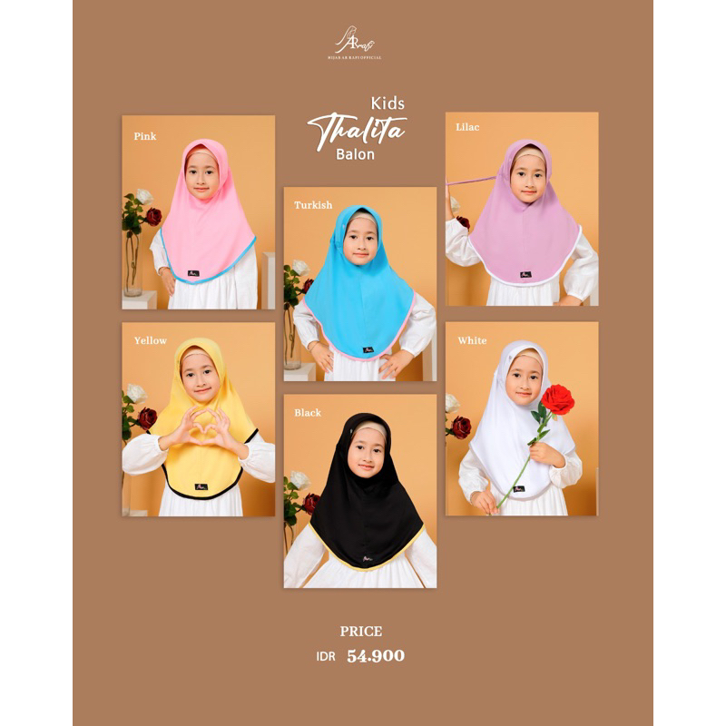 Kerudung anak by Arrafi Thalita Kids