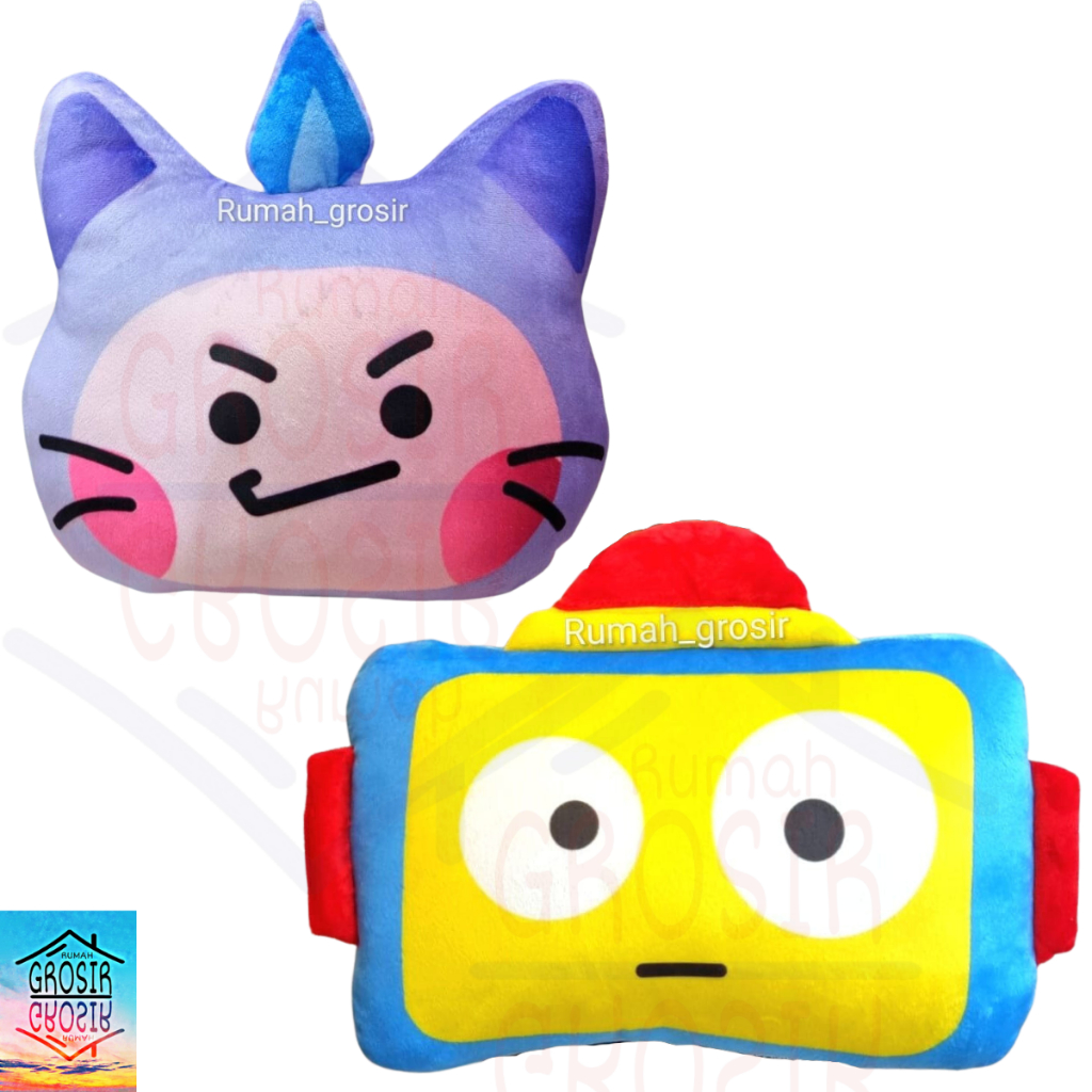 Bantal Boneka Kepala Chilli Hikun Truz Treasure